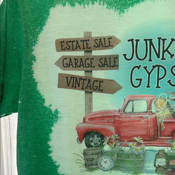 Gildan Green Graphic Short Sleeve Tee - Picture 3 of 7